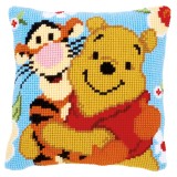 Vervaco Cross Stitch  Cushion Kit - Disney - Winnie and Tigger