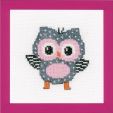Vervaco Counted Cross Stitch Kit - Grey Owl