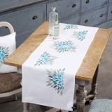 Vervaco Embroidery Kit Runner - Modern Flowers