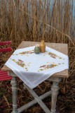 Vervaco Embroidery Kit Tablecloth - Little Bird in Nest