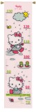 Vervaco Counted Cross Stitch  Height Chart - Hello Kitty - Rainy days