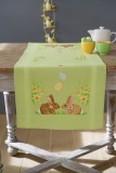 Vervaco Counted Cross Stitch Kit - Runner - Easter Bunnies