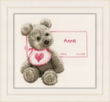 Vervaco Counted Cross Stitch Kit - Bear with Bib