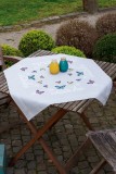 Vervaco Embroidery Kit Tablecloth - Butterfly Dance