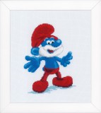 Vervaco Counted Cross Stitch Kit - The Smurfs - Papa