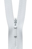 YKK Concealed Zip 23cm White