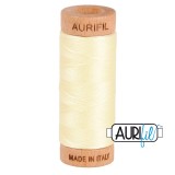 Aurifil 80 2110 Light Lemon  274m