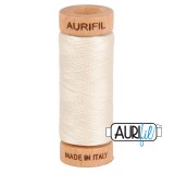 Aurifil 80 2309 Silver White  274m