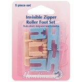 Hemline Zipper Foot: Roller Set: Invisible