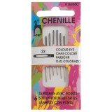 Pony Hand Needles Chenille Colour-Coded Eye Size 22
