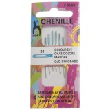 Pony Hand Needles Chenille Colour-Coded Eye Size 24