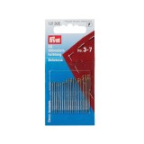 Prym Hand Sewing Needles Gold Eye Betweens Size 3/7