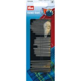 Prym Hand Sewing Needles Gold Eye Household Assorted with Threader