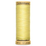 Gutermann Cotton 100m Pale Yellow