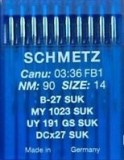 Schmetz Industrial Needles System B27 Ballpoint Canu 03:36 Pack 10 - Size 65