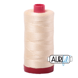 Aurifil 12 2123 Butter Large Spool 325m