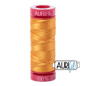 Aurifil 12 2140 Orange Mustard Small Spool 50m