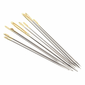 Hand Sewing Needles: Assorted Sizes: 10 Pieces