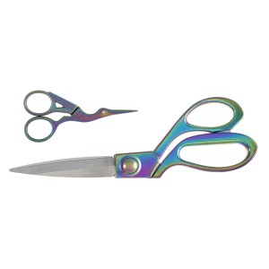 Scissors Gift Set Dressmaking (20cm) and Embroidery (9.5cm) Rainbow