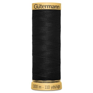 Gutermann Cotton 100m BLACK