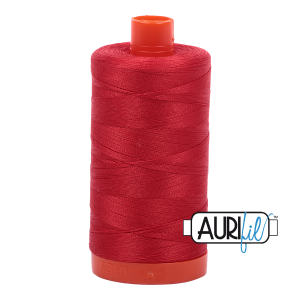 Aurifil 50 Colour 2265 1300m Cardinal Red