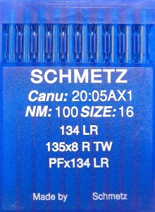 Schmetz Industrial Needles System 134 Leatherpoint Pack 10 - Size 180