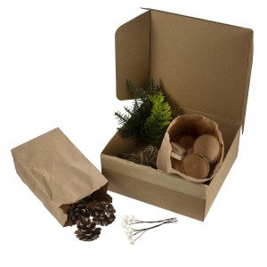 Wreath Kit Scandi Wood: 25cm