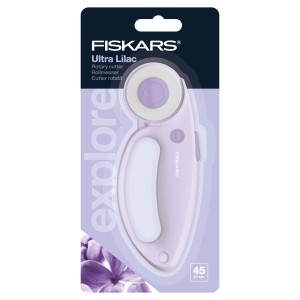 Fiskars Rotary Cutter: Straight Ultra Lilac 45mm