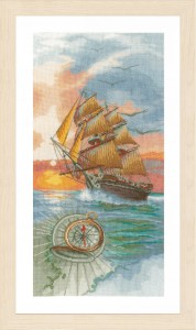 Lanarte Counted Cross Stitch Kit - On a Discovery Travel