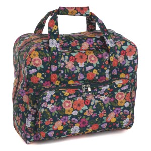 Sewing Machine Bag - Floral Garden: Teal