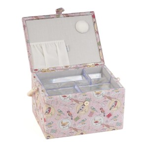 HobbyGift Sewing Box Large Birds on Bobbin