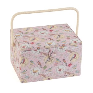 HobbyGift Sewing Box Large Birds on Bobbin