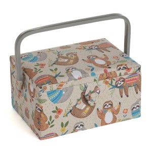 HobbyGift Sewing Box Medium Sloth