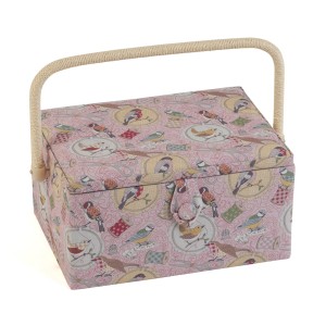 HobbyGift Sewing Box Medium Birds on Bobbin