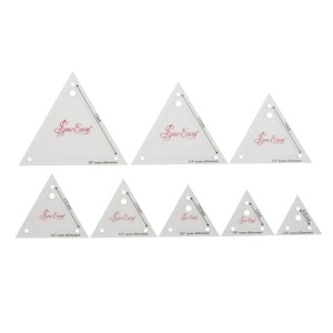 Patchwork Template Set - Mini Triangles - 8 Sizes  0.75 - 3in
