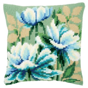 Vervaco Cross Stitch Cushion Kit - Japanese Anemones I