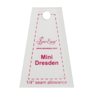 Sew Easy Mini Template Set - Dresden  2.5 x 1.7in