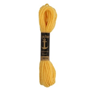Anchor Tapestry Wool 10m Col.8018 Yellow