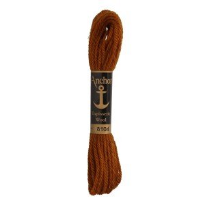 Anchor Tapestry Wool 10m Col.8104 Brown
