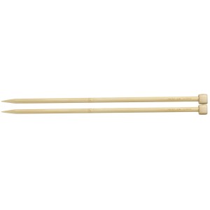 Knitting Pins: Single-Ended: Takumi Bamboo: 35cm x 9.00mm
