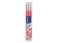 Pilot FriXion Ball Erasable Gel Pen REFILLS, Pack 3 Medium Tip, CORAL PINK