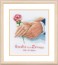 Vervaco Counted Cross Stitch Kit - Wedding Record - Holding Hands