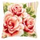 Vervaco Cross Stitch Cushion Kit - Pink Roses I