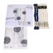 Christmas Star Garland White & Blue Crochet Kit