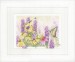 Lanarte Counted Cross Stitch Kit - Butterfly Bush and Echinacea (Evenweave)