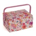 HobbyGift Sewing Box Medium Floral Garden