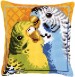 Vervaco Cross Stitch Cushion Kit - Budgies