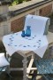 Vervaco Embroidery Kit Tablecloth - Blue Feathers